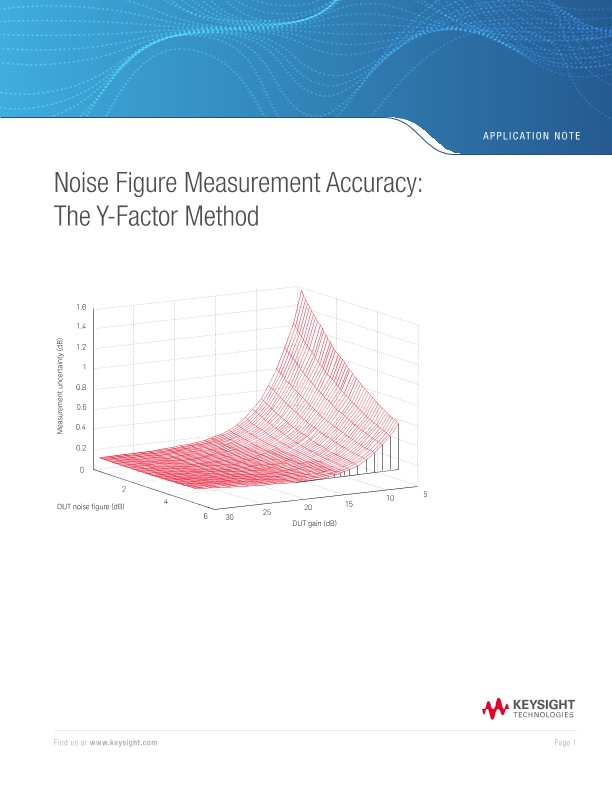 Noise Figure Measurement Accuracy: The Y-Factor Method | Keysight